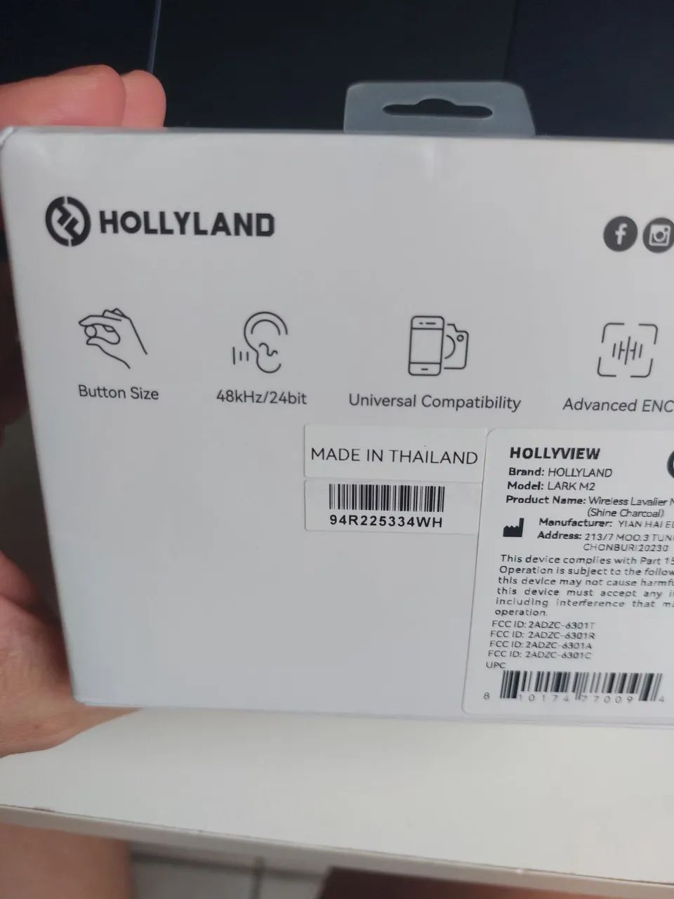 Microfone Hollyland Lark 2 Duo combo