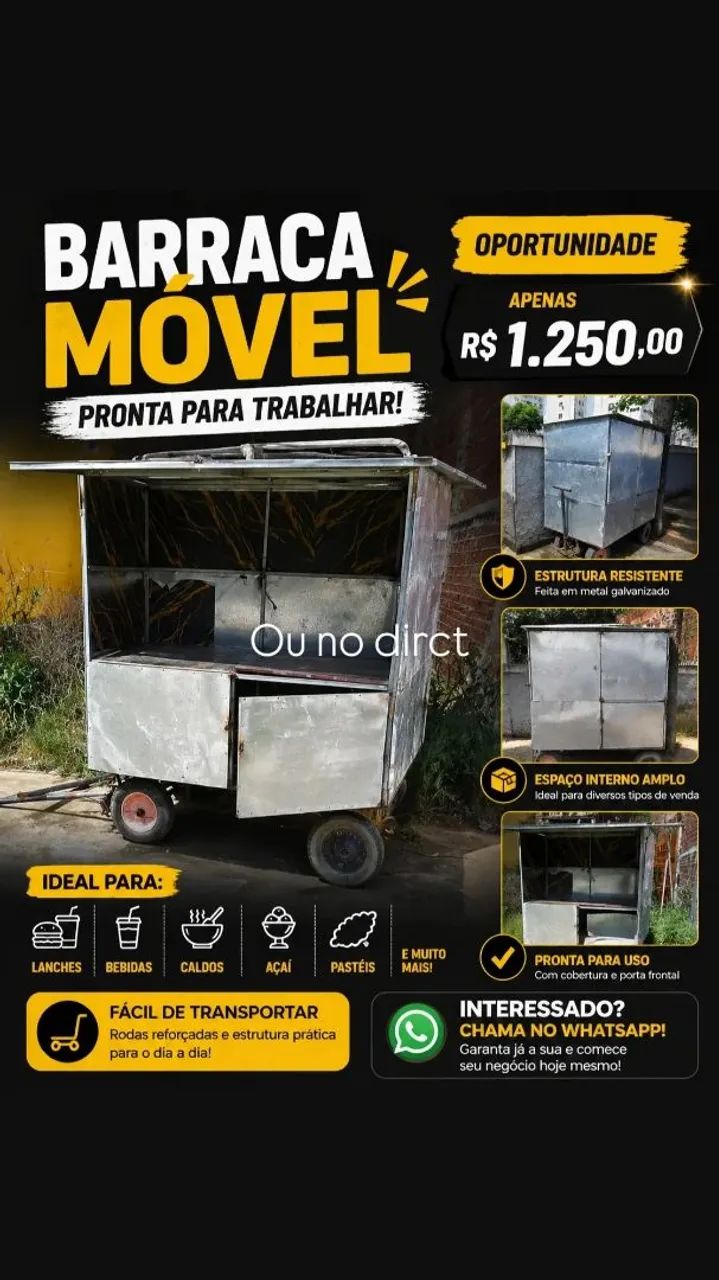 Barraca móvel 