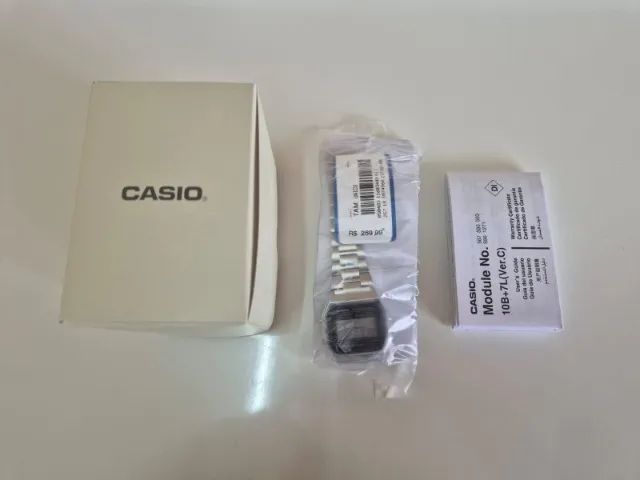 Relógio CASIO A158WA prateado novo e original - Foto 2