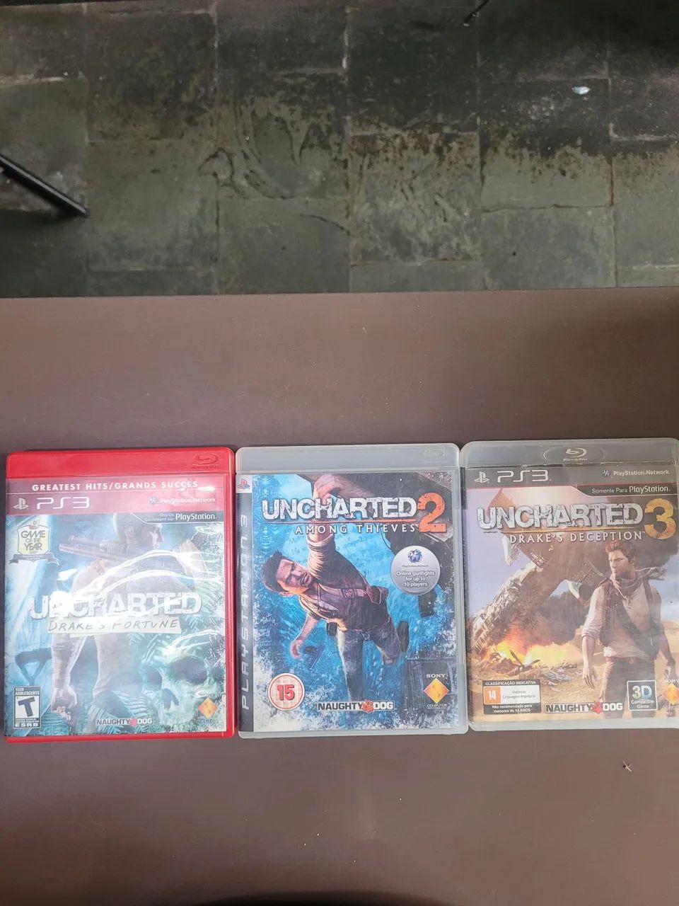 Uncharted 1 2 e 3