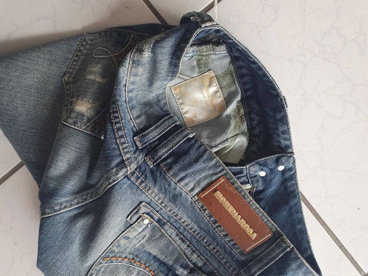Morena Rosa Shorts Jeans - Foto 4