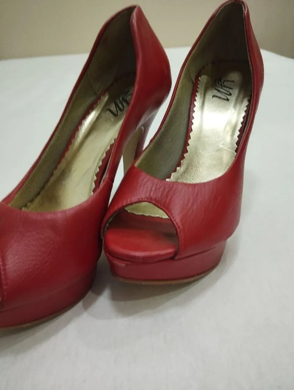 Sapato Scarpin vermelho Tam 36  - Foto 2