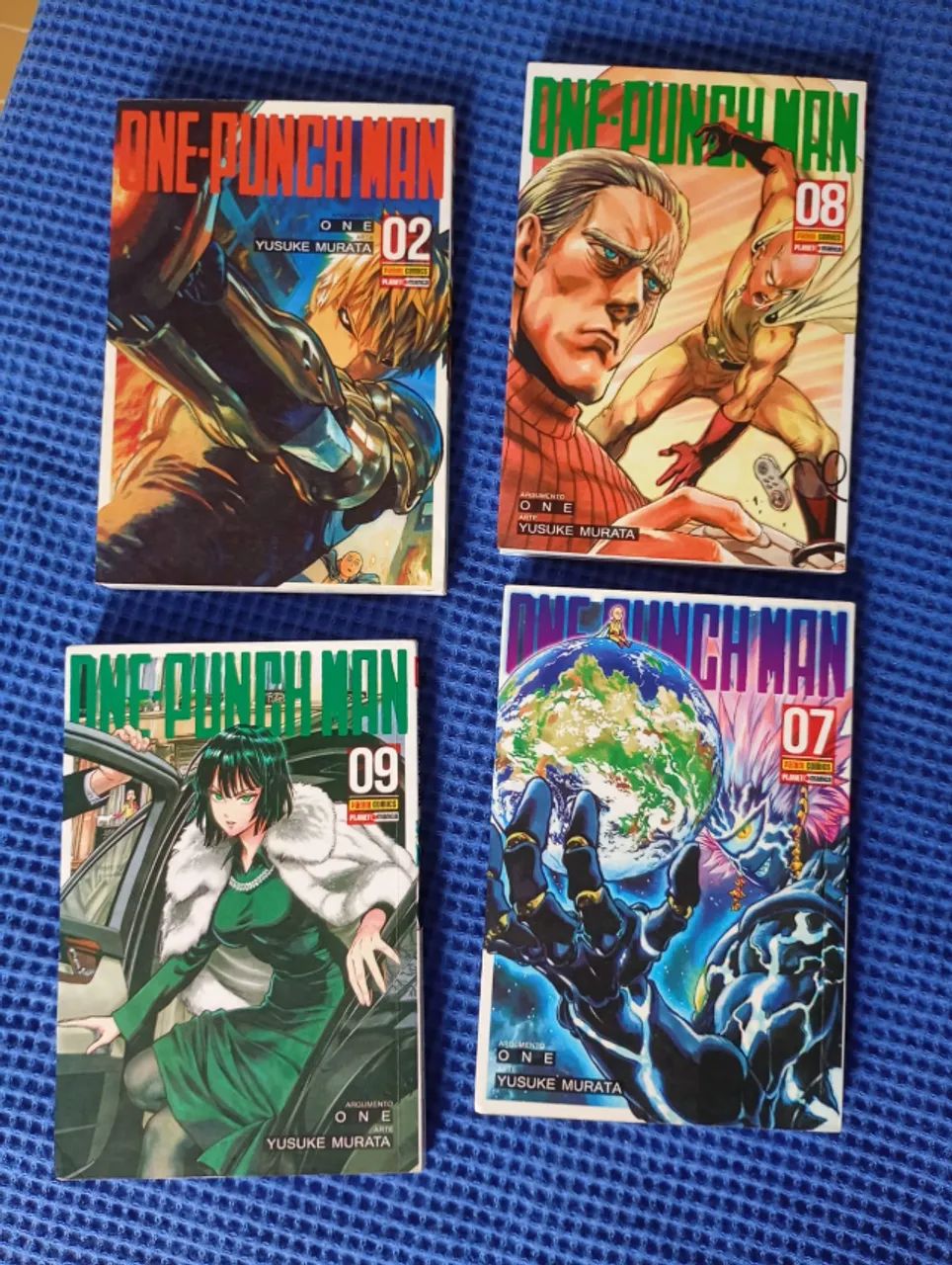 MANGÁ ONE PUNCH MAN - 4 EDIÇÕES (02, 07, 08, 09) - Livros e