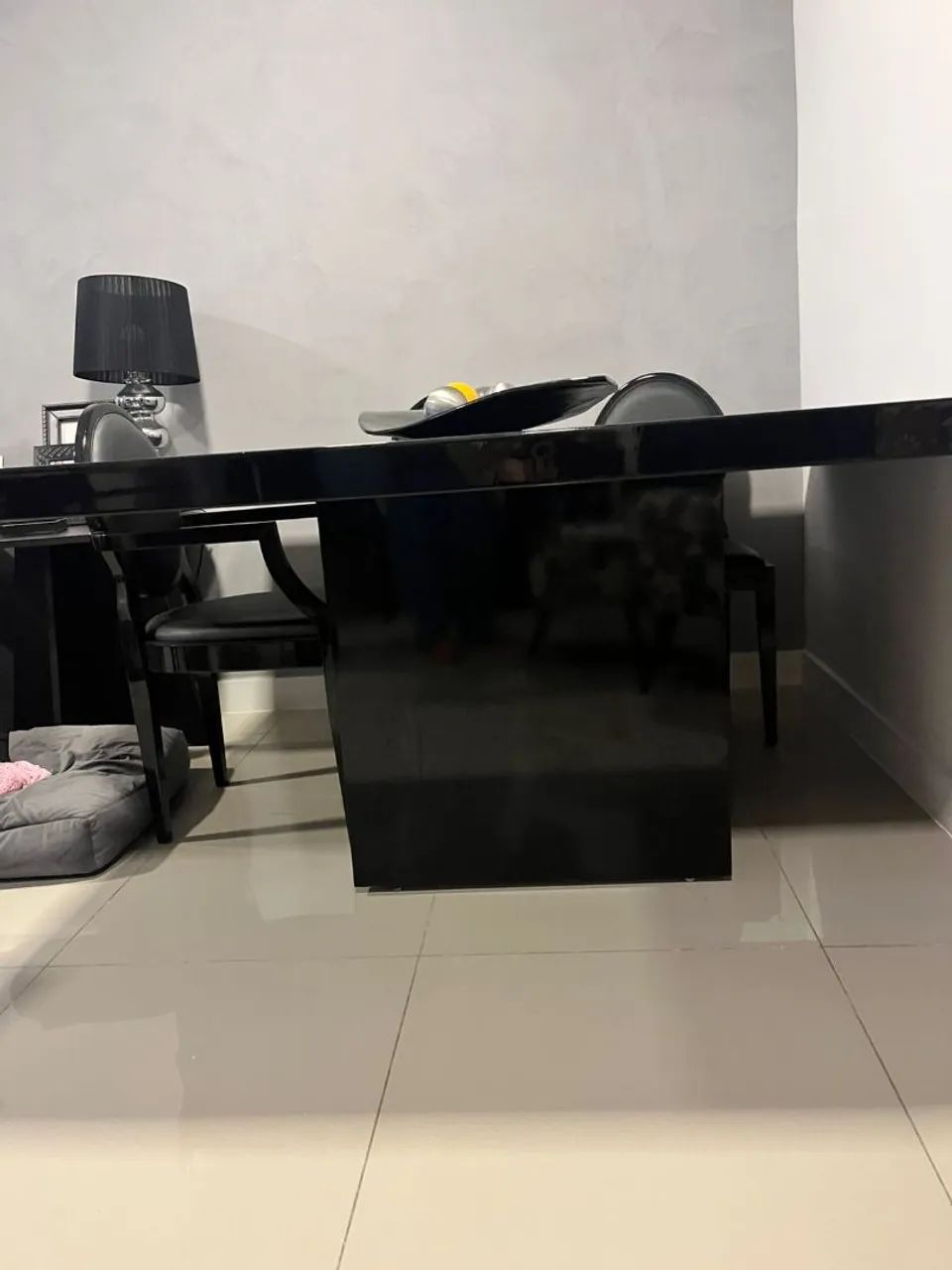 Mesa em laca a preta 1,50m x 1,50m - Foto 4