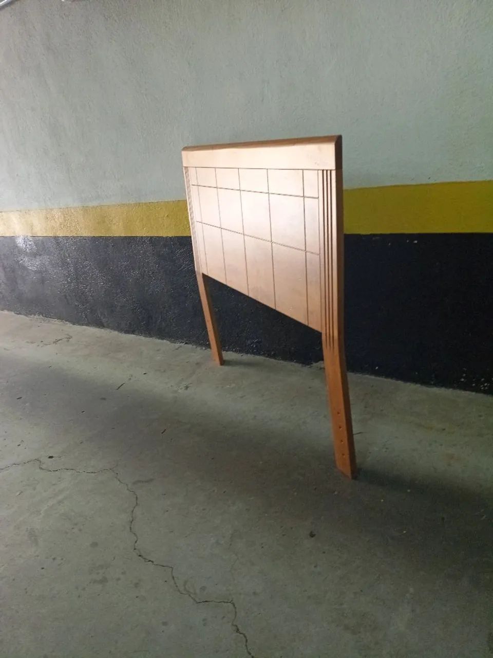 Cabeceira de cama de casal madeira maciça - Foto 3