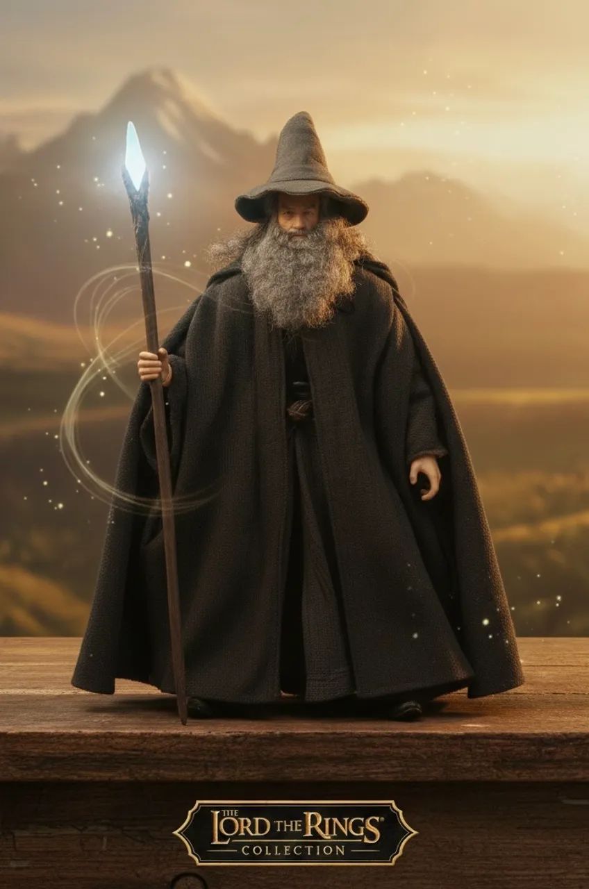 スーツ Gandalf Gandalf o Cinzento Toy biz 1/6 Edição especial - Hobbies e