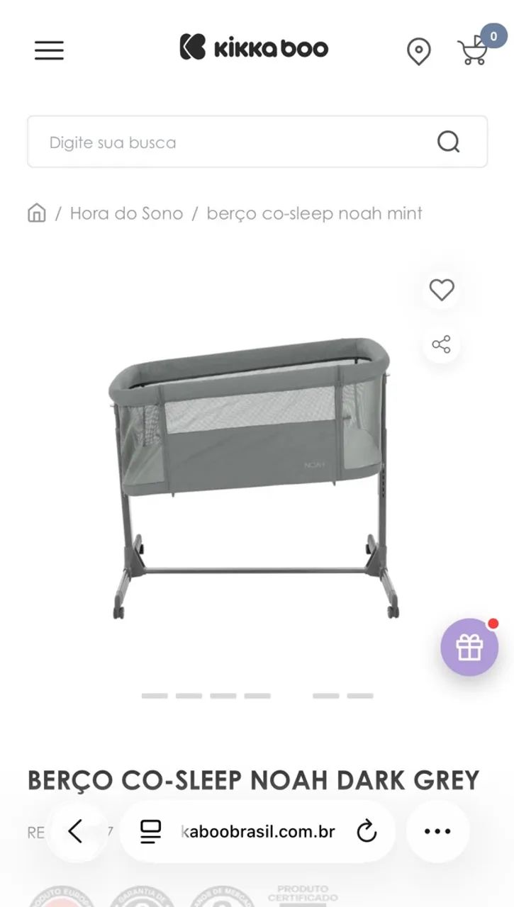 Mini berço portátil Kikka Boo  - Foto 3