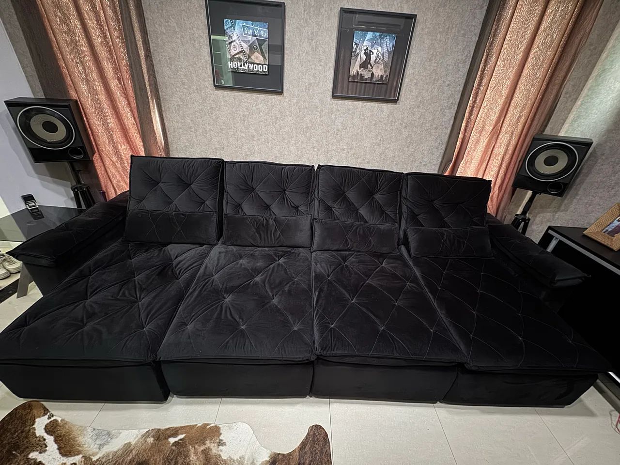 Sofá  super confortável 3.3 metros retrátil 4 módulos  - Foto 2