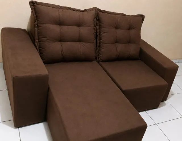 SOFÁ RETRÁTIL 1,90M | PRONTA ENTREGA | PAGUE APÓS RECEBER - Foto 3