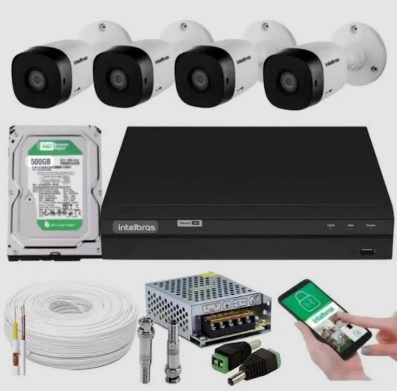 Kit câmeras instalado 