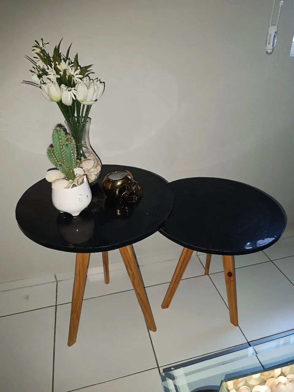Conjunto de Mesas de apoio 