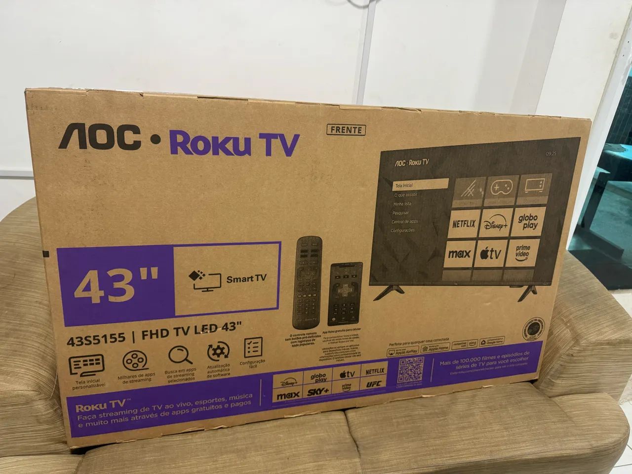 Smart tv 43 Aoc Lacrada