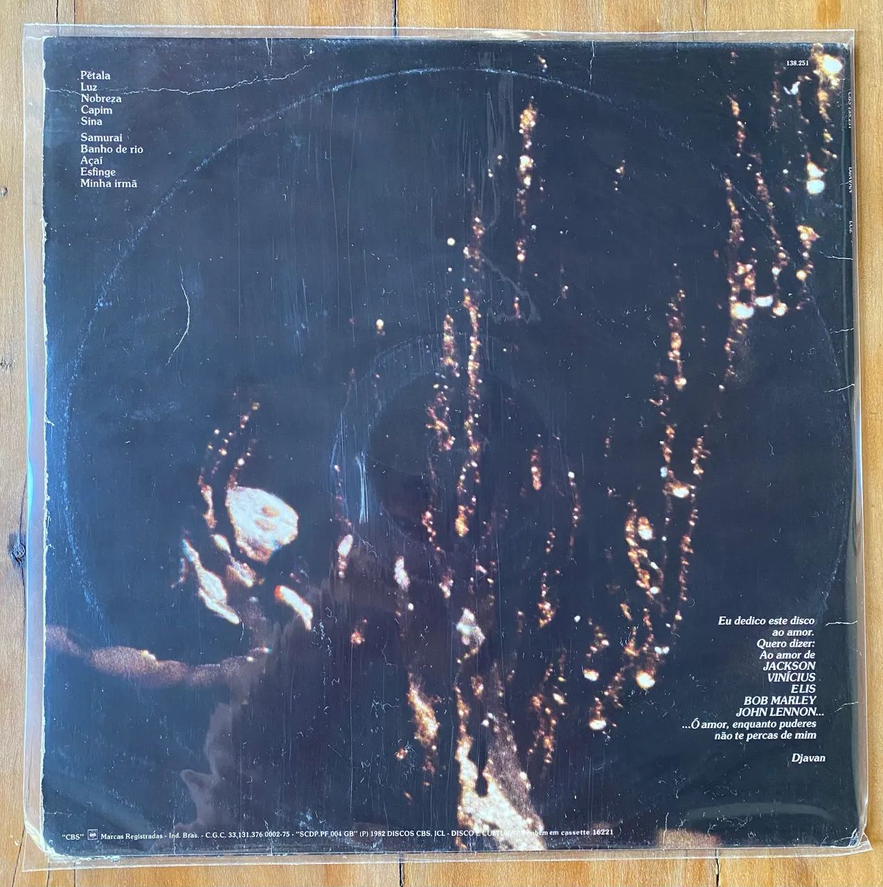 Disco de vinil (LP) Djavan - Luz - Foto 2