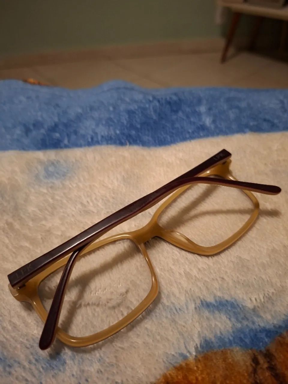 Óculos masculino sem grau caramelo  - Foto 5