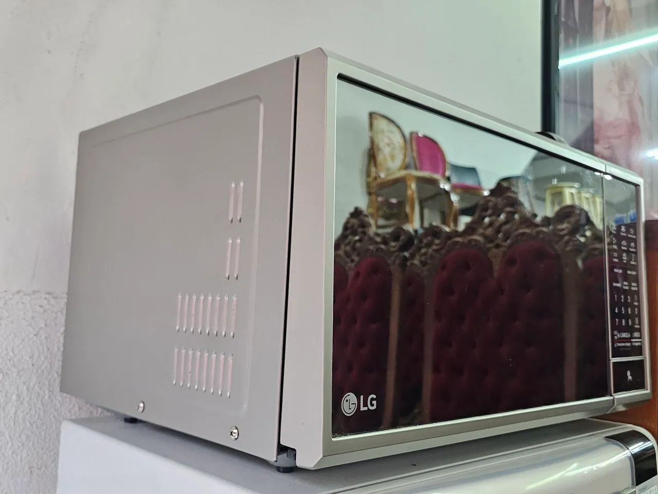 Micro-ondas LG Inox Espelhado  - Foto 2
