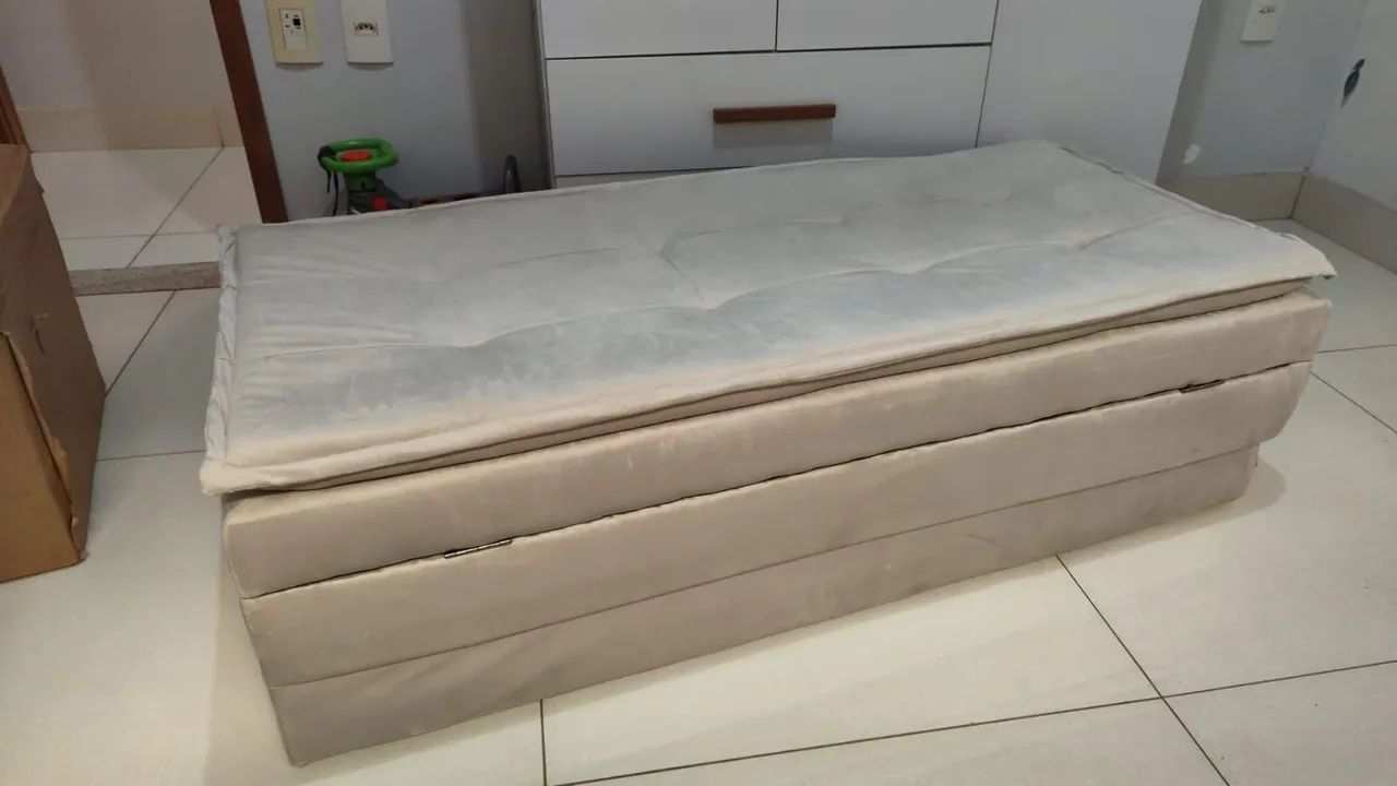 Puff que vira cama de casal - Foto 5