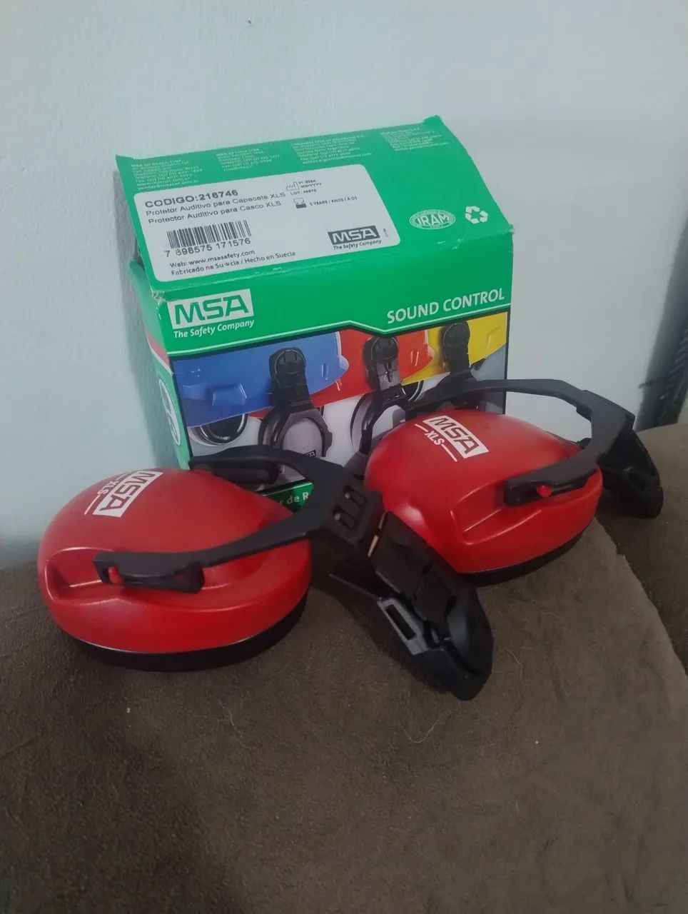 Kit Abafador de Ruídos MSA XLS para Capacete