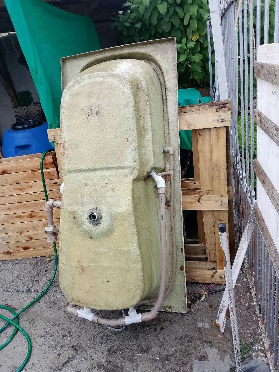 Banheira hidro com bomba d'água 