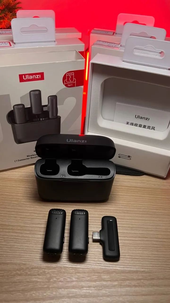 Microfone sem fio lapela Ulanzi J12 original - Foto 5