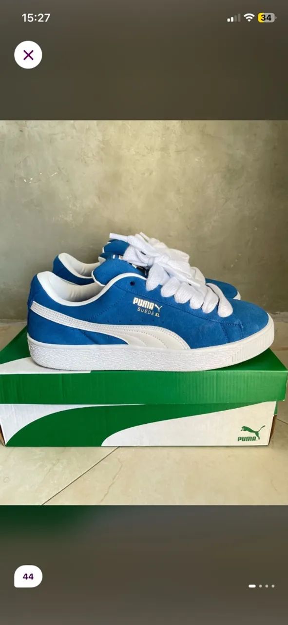 Tênis Puma Suede XL Blue - Foto 2