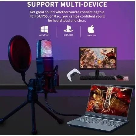 Rgb Gaming Microphone-Yanmai - Foto 3