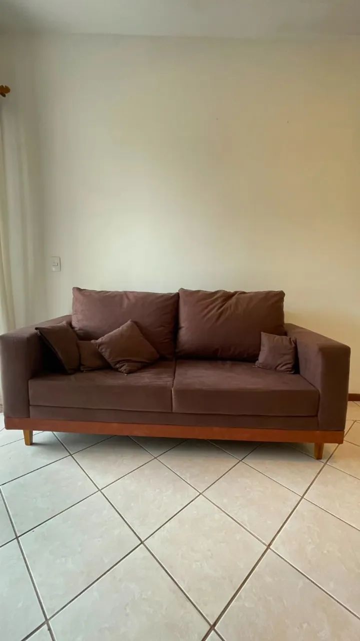 sofa 2/3 lugares seminovo - Foto 2