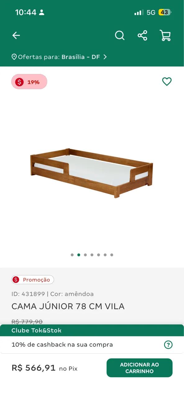 Cama infantil Tok Stok - Foto 3