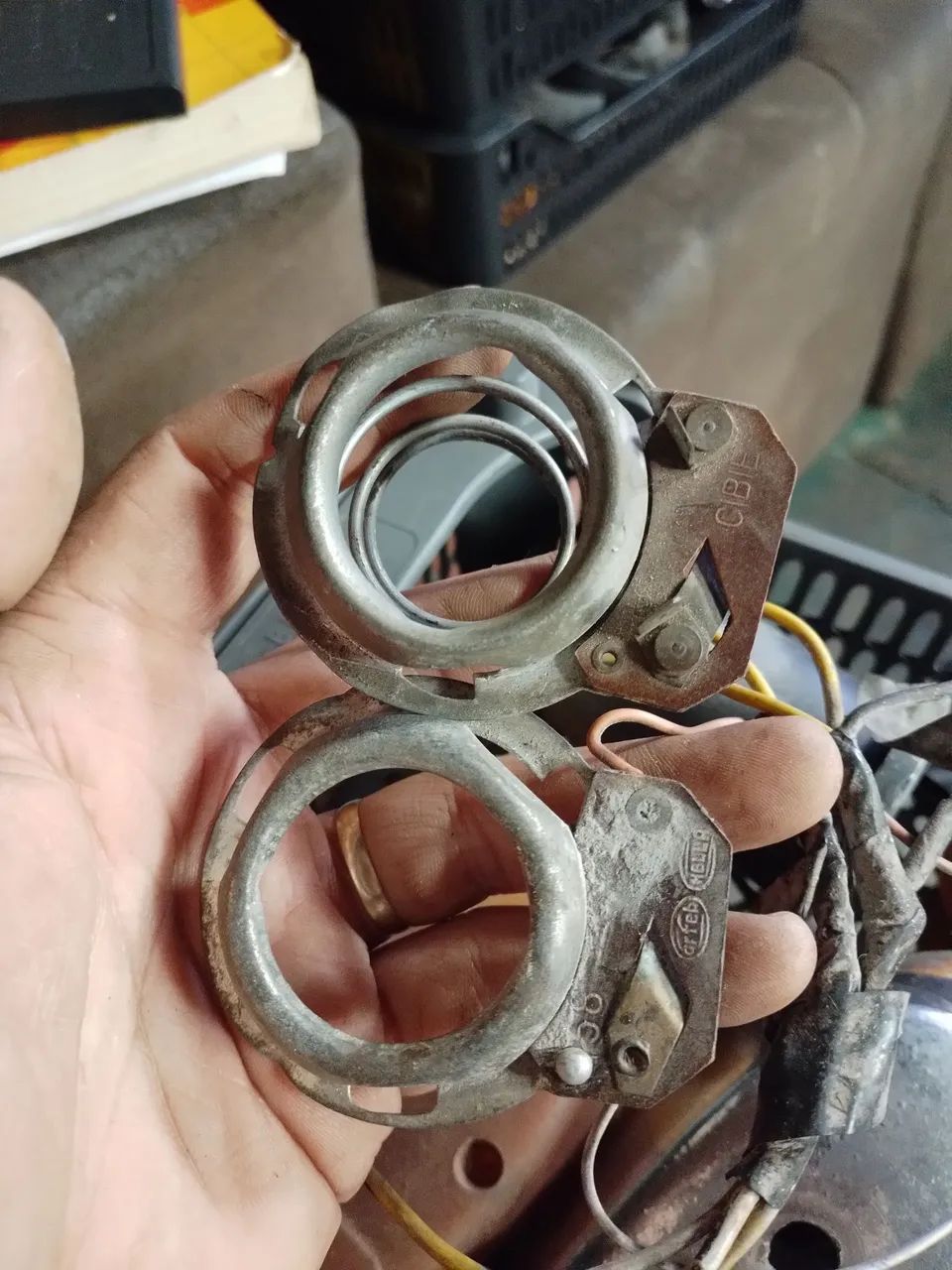 Soquetes do farol olho de boi fusca (cibie)