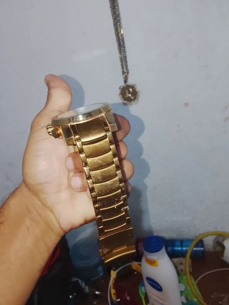 ? RELÓGIO ESTILO BVLGARI ? MODELO DOURADO - Foto 2