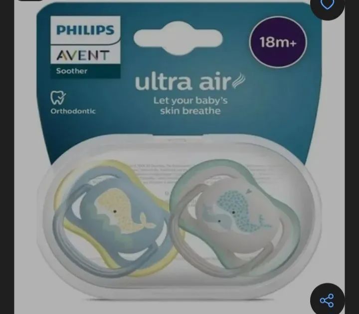 Chupeta avent philips 18M+ LACRADA (BALEIA) 