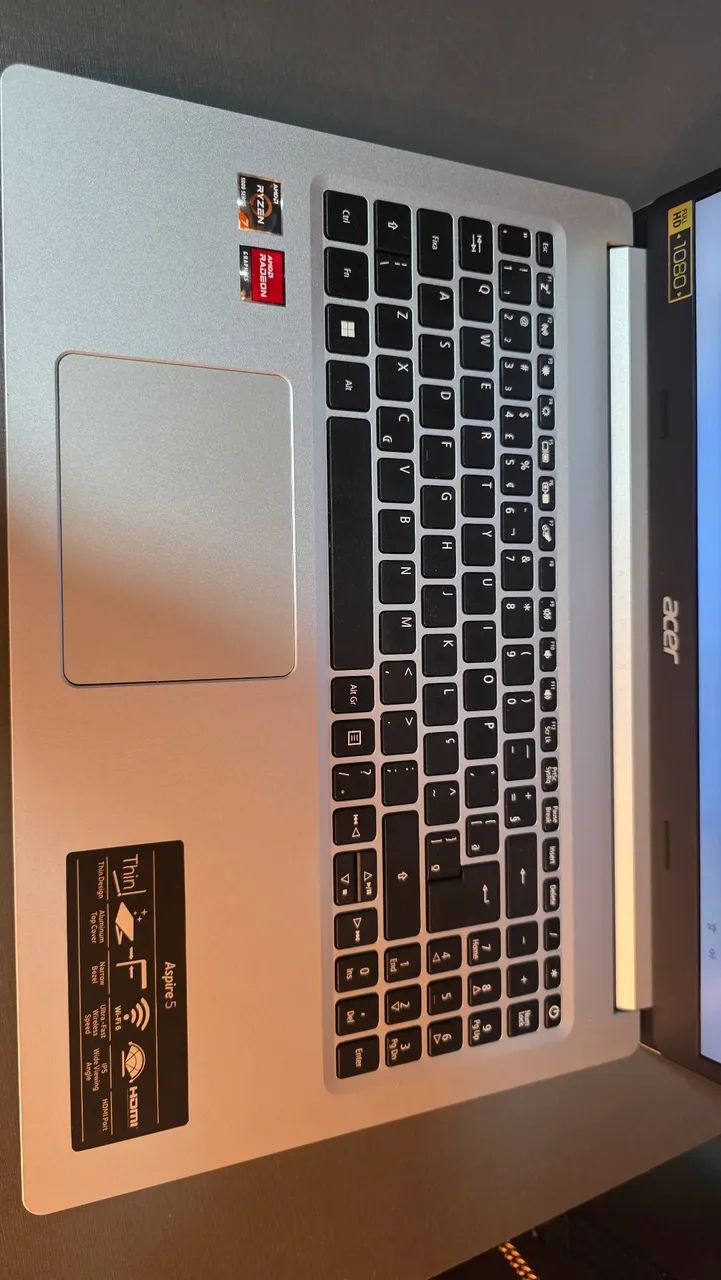 Noteebok acer Ryzen 7 5700u - Foto 4