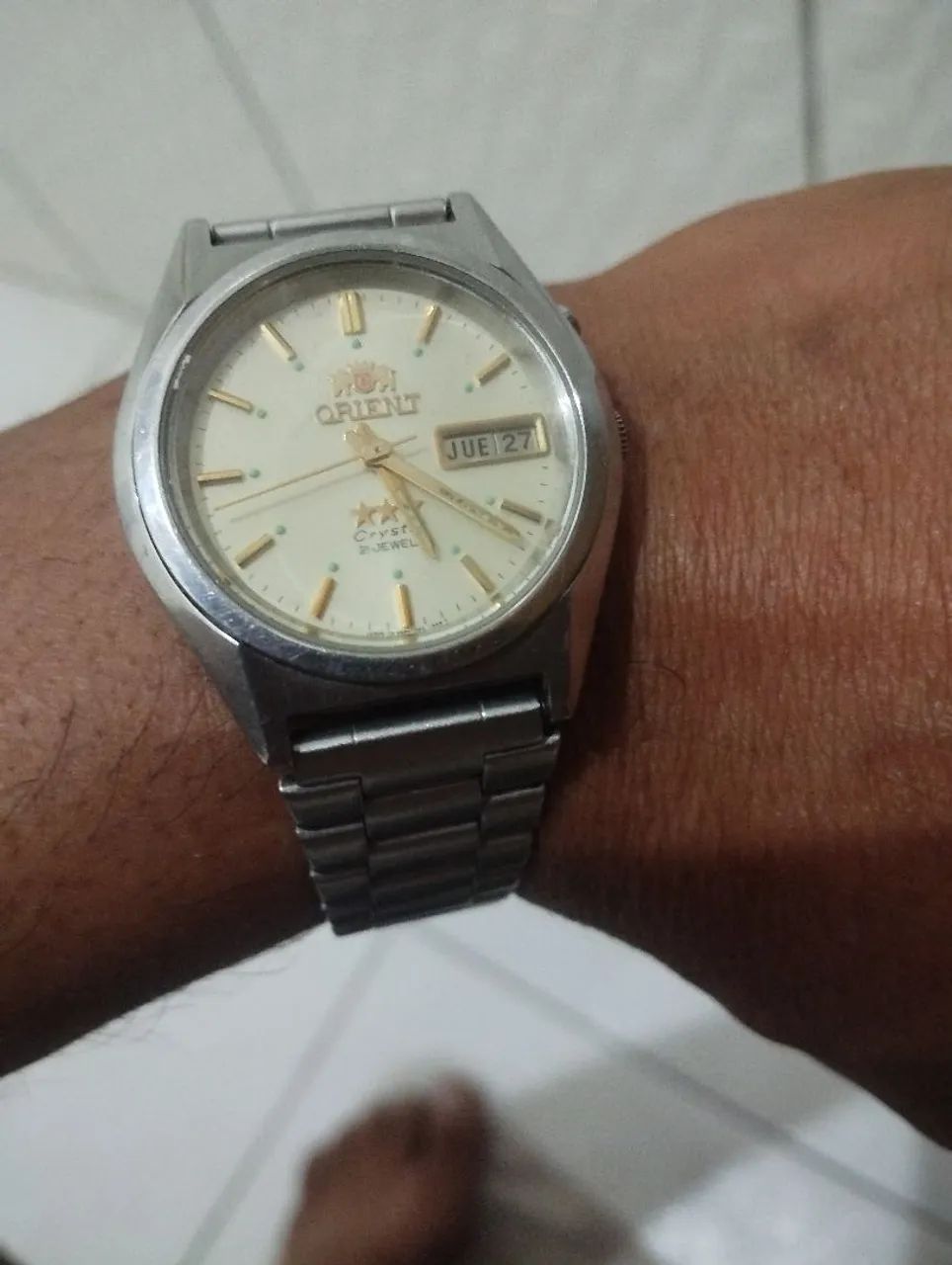 Relógio oriente 3 estrelas automático vintage