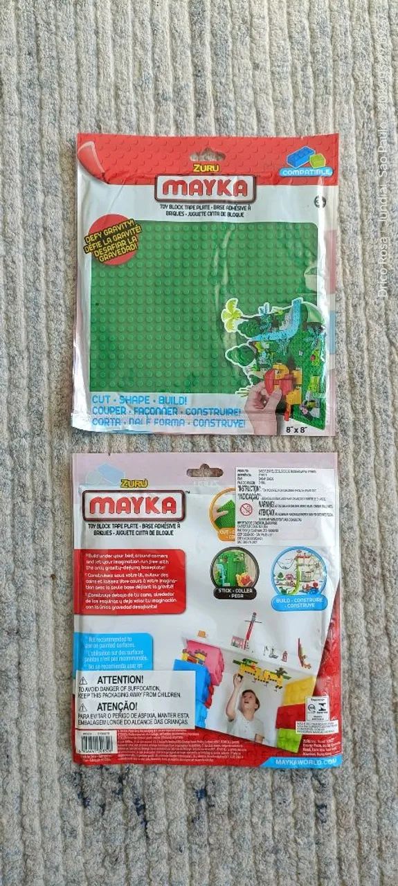Base 30x30 Cm  Mayka  compatível com Lego - Foto 2