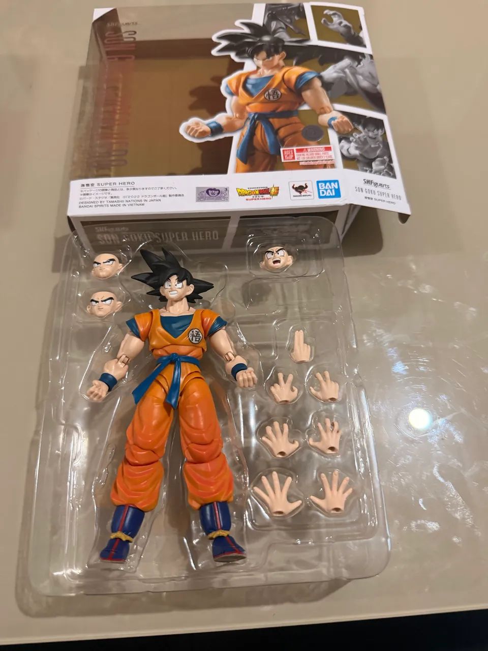 Goku super hiro shf original bandai - Foto 2