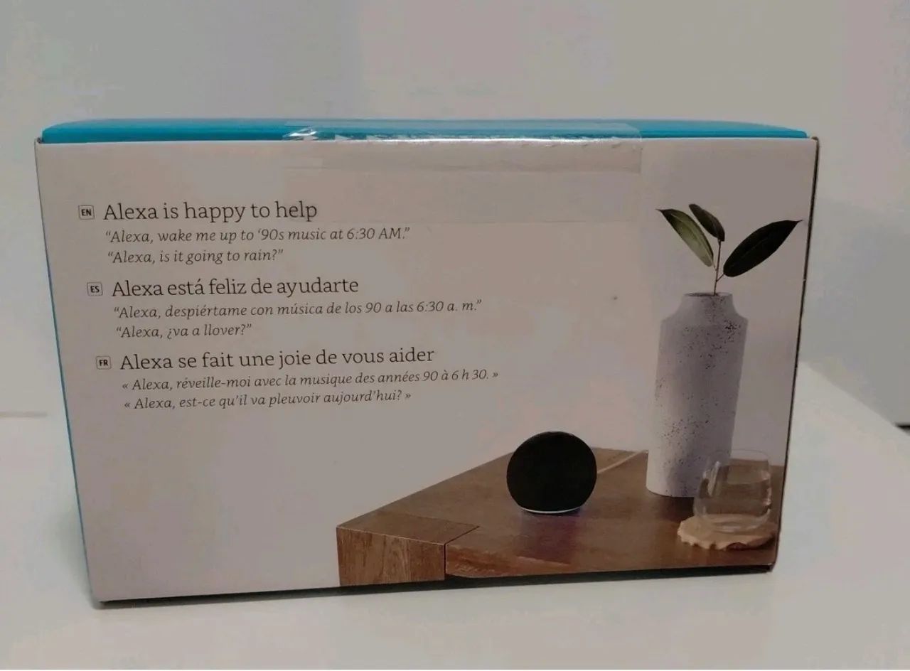 Amazon Echo Dot 5ª Geração (Geração mais recente) Smart Speaker Alexa Charcoal  - Foto 2