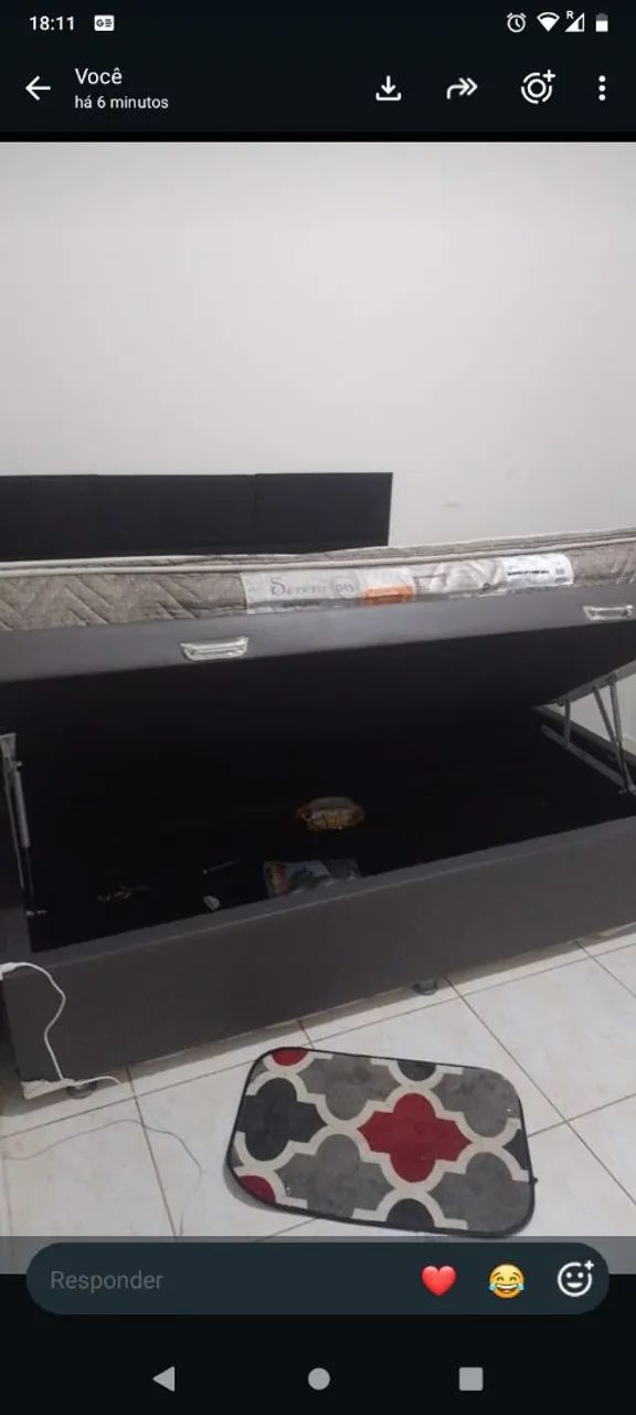 Cama box baú,