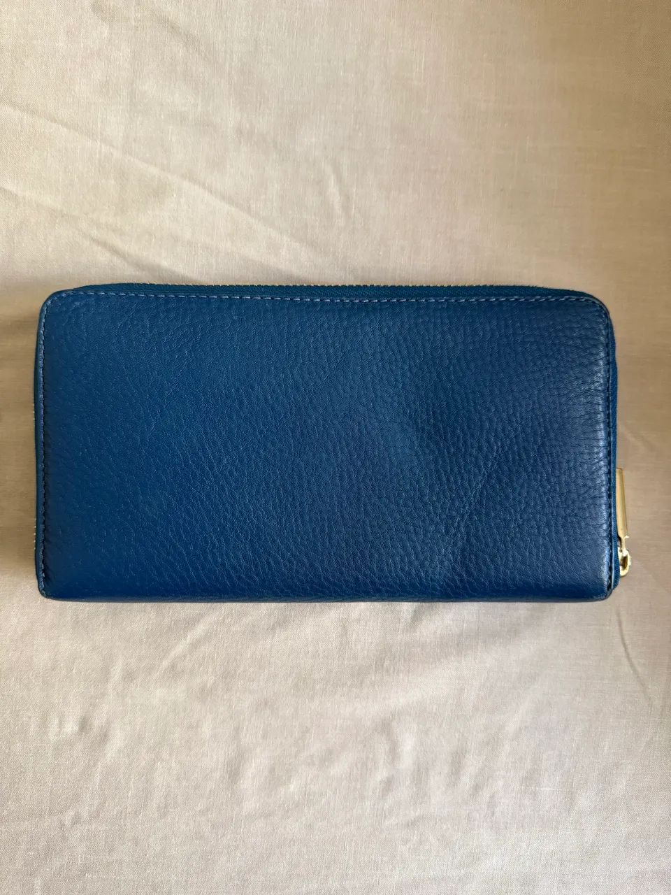 carteira tory burch couro azul - Foto 3