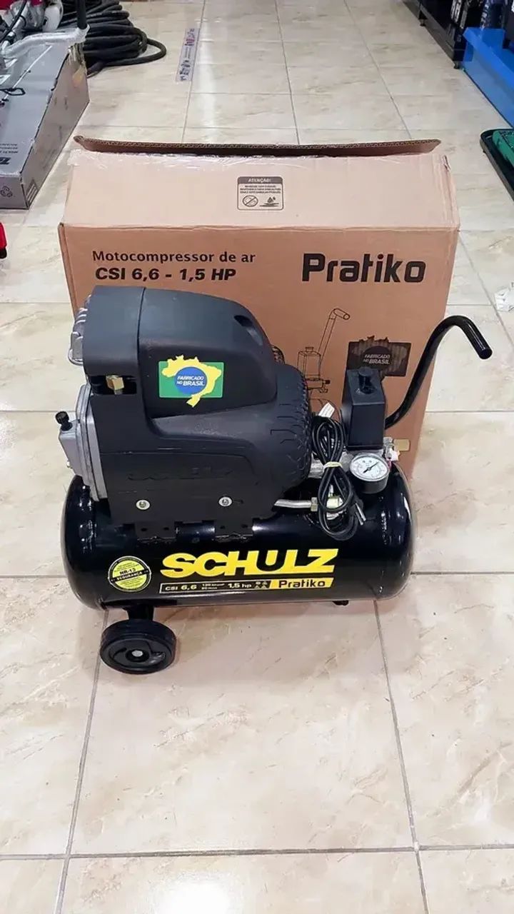 Compressor de 20L 1.5hp 120psi Schulz (Loja) - Foto 4