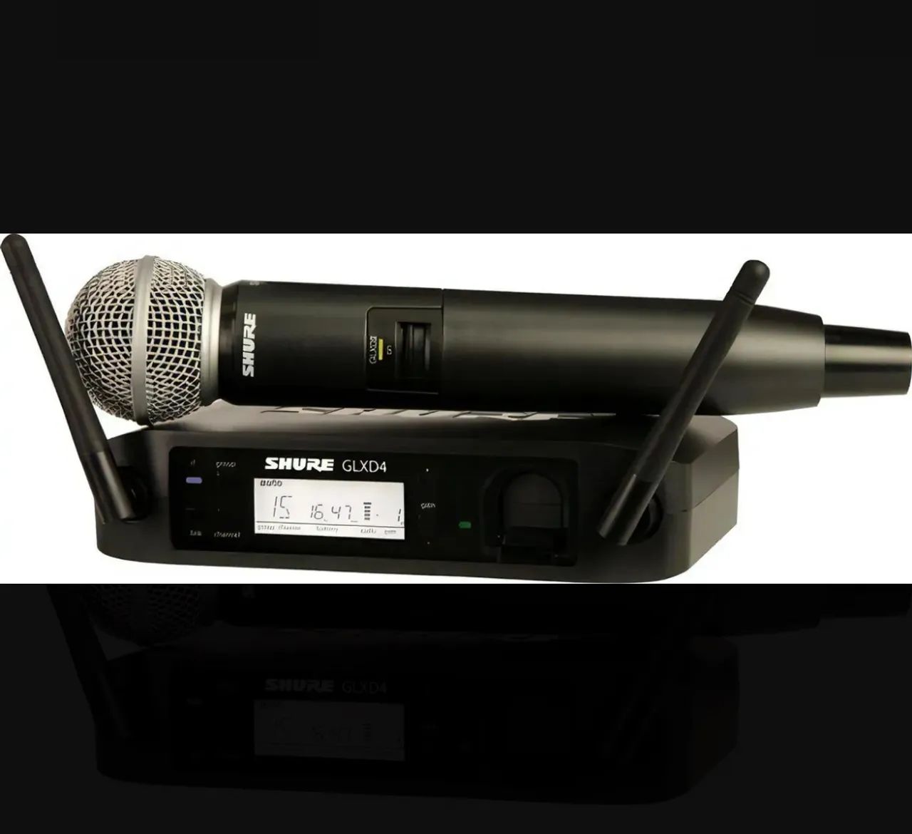 Microfone Shure Glxd4/sm58 Dinâmico Preto - Foto 2