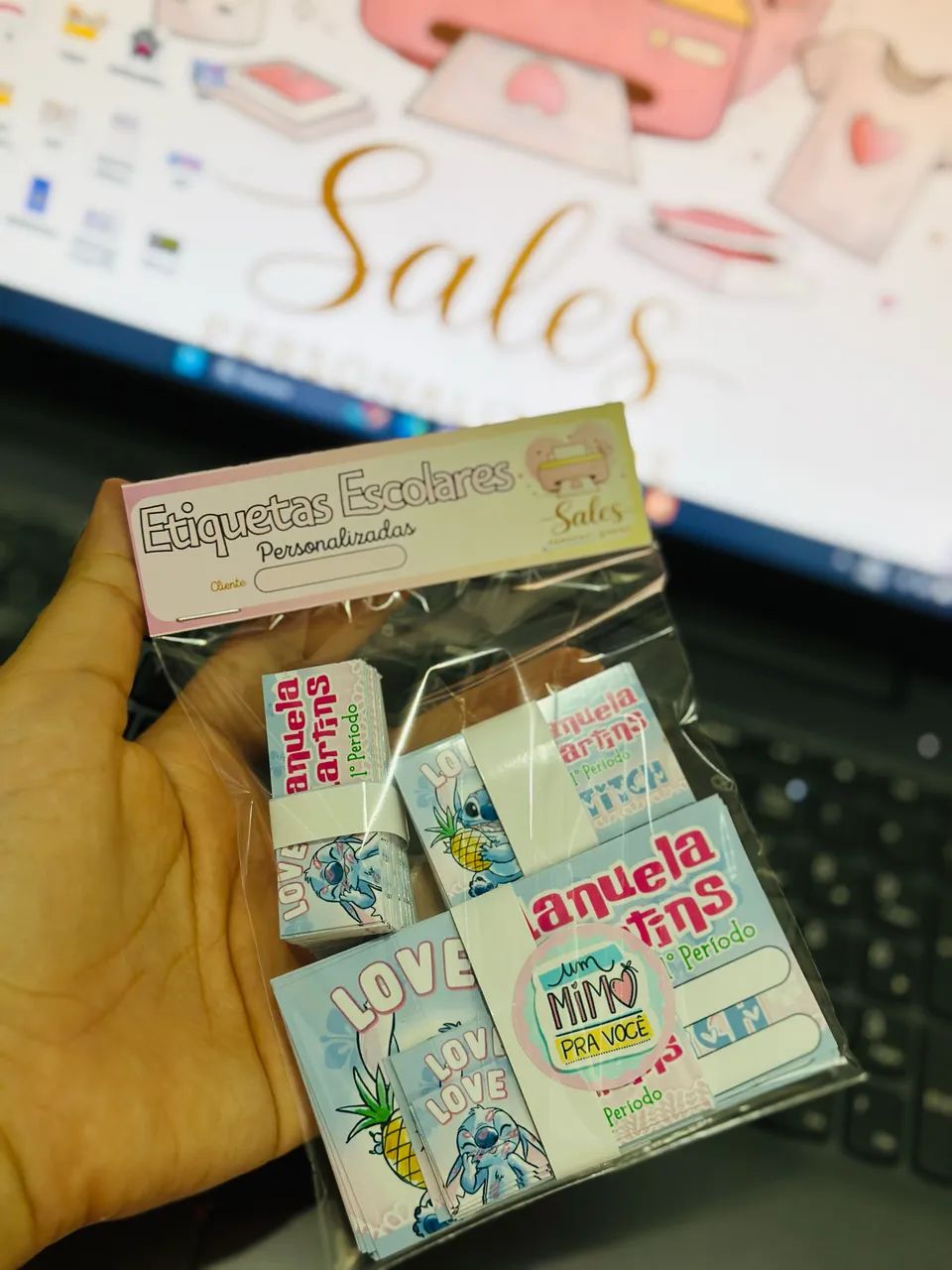 Entrega rápida! Etiqueta escolar personalizada! - Foto 2