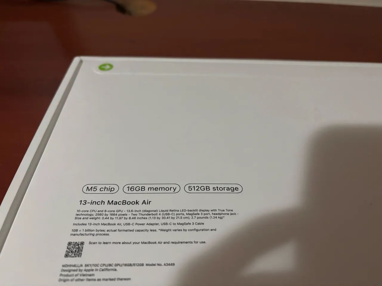 MacBook Air M5 13? Sky Blue lacrado na caixa - Foto 2