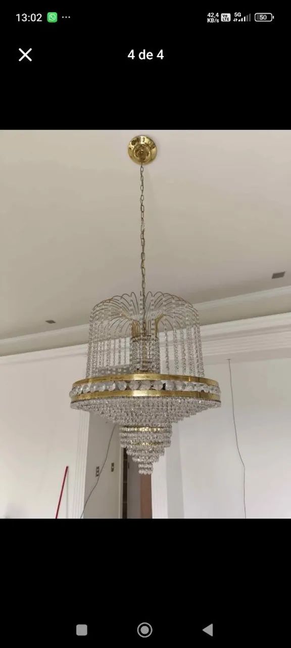 Lustre de cristal  - Foto 3