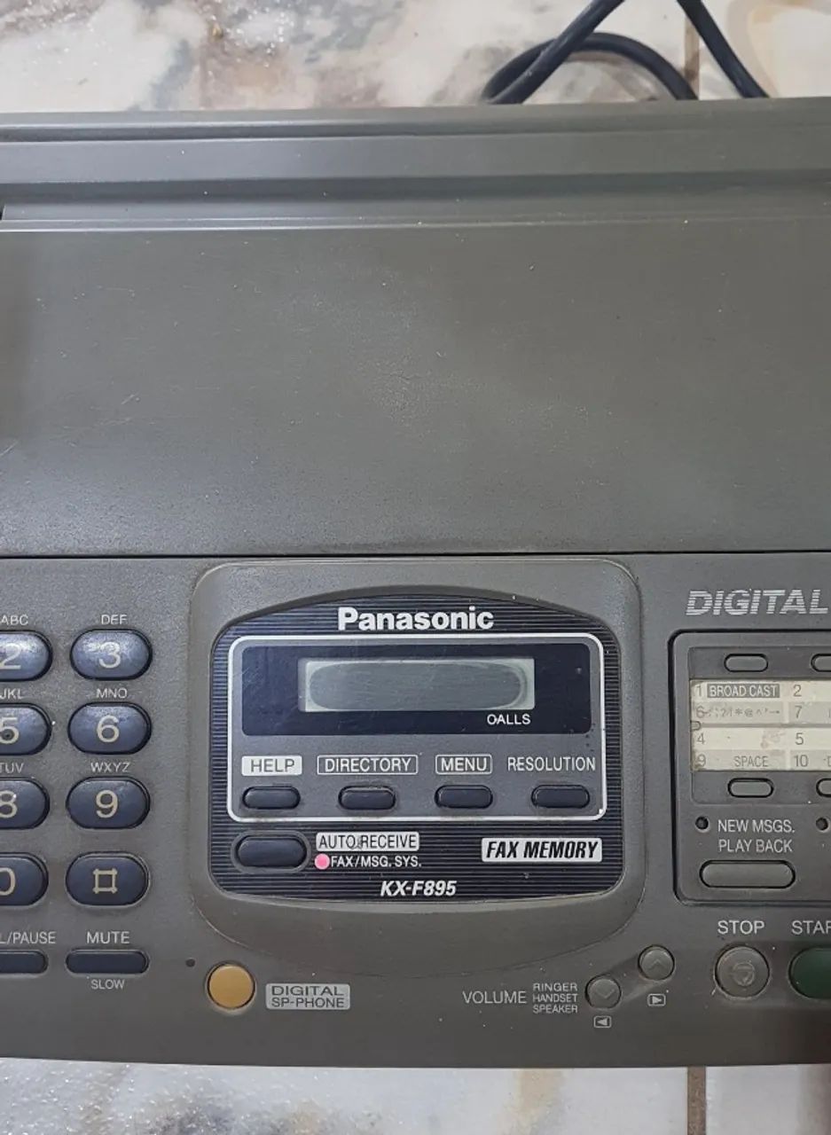 Telefone Antigo Fax Panasonic - Foto 2