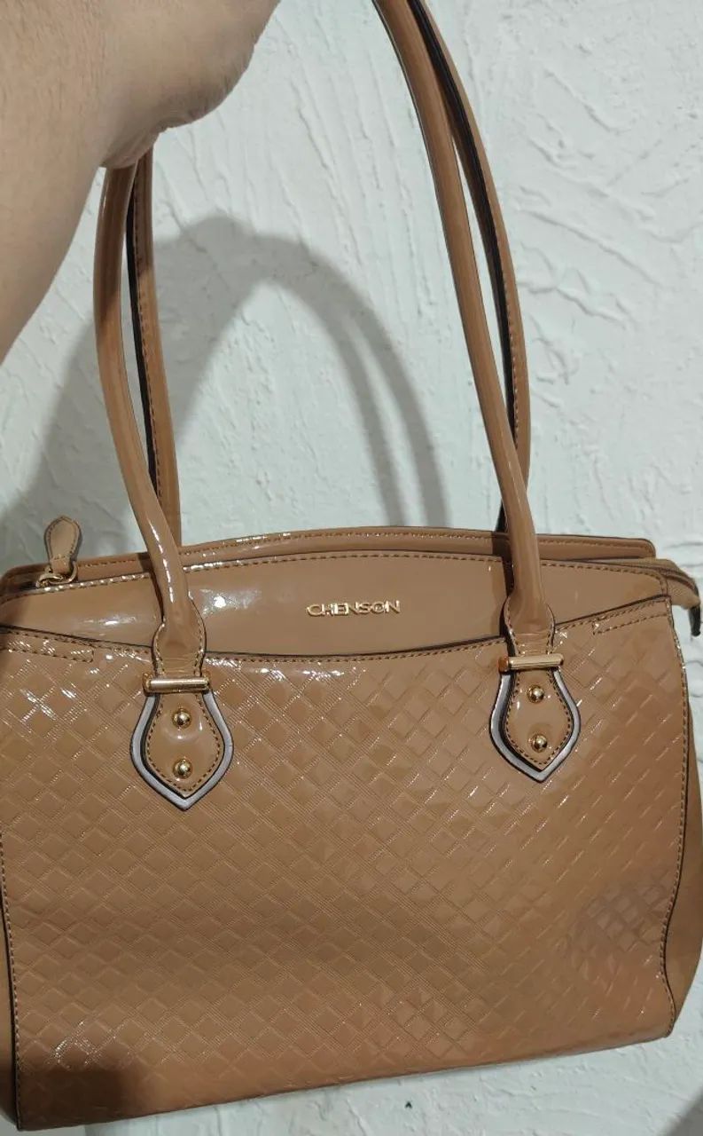 Bolsa chenson original de couro 