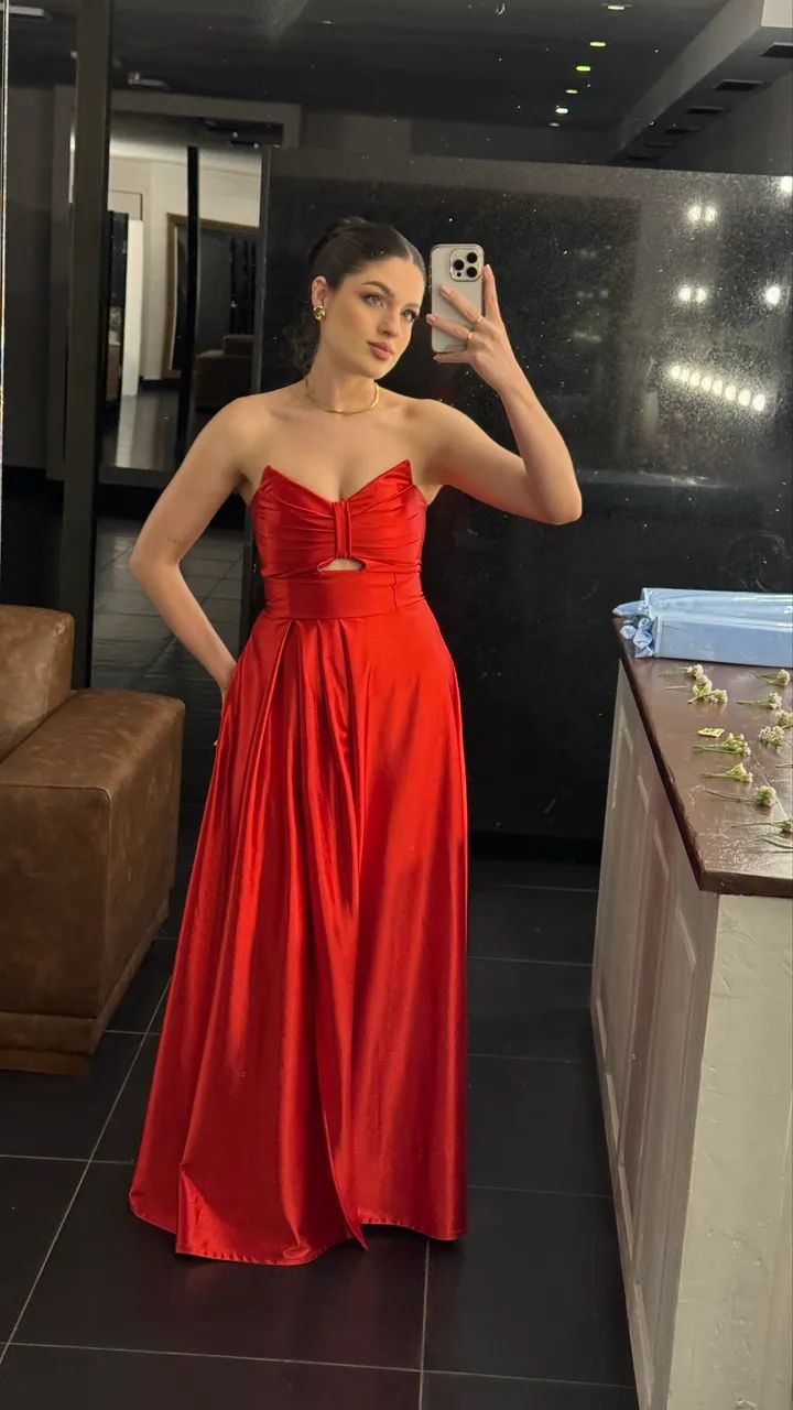 VESTIDO DE FESTA FEMININO