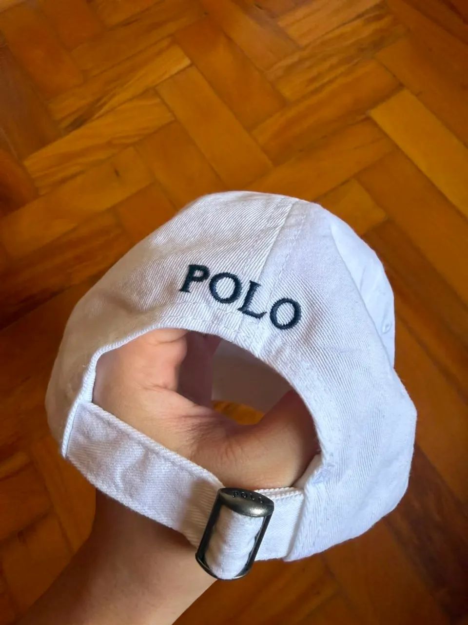 Boné Original Ralph Lauren Branco - Foto 3