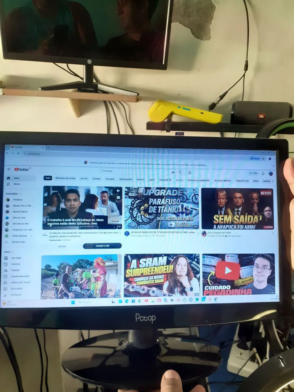 Monitor 16 polegada Led 150 reais  - Foto 2