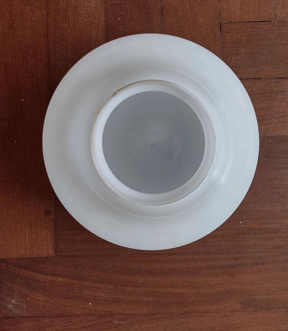  Cúpula vintage em vidro opalinado - Foto 3