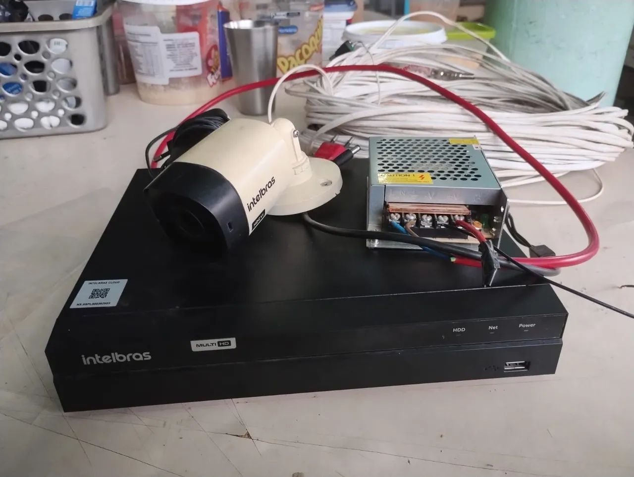 4 câmeras de segurança Interbras VHC 1120 B