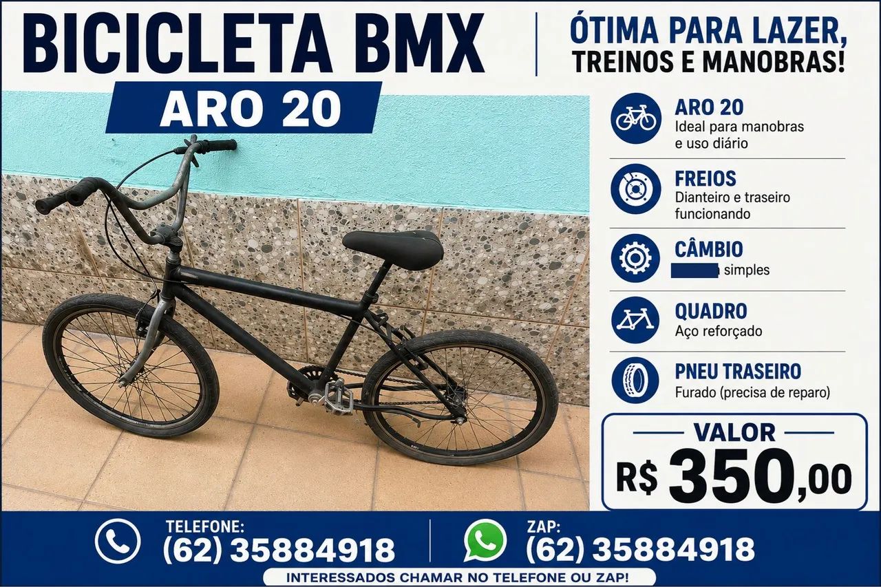 Bicicleta BMX aro 20